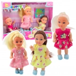 Set of 3 Mini Dolls for a Birthday Party