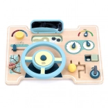 Vilac Tableau de bord en bois avec volant pour enfants
