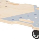 Houten balansbord op wielen Adventure