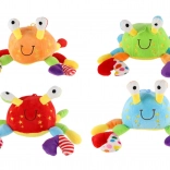 pluchen rammelaar krab voor baby’s 0+