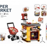 Kids' supermarket set 54 pieces