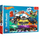 Puzzle 100 pièces HOT WHEELS – voitures de course